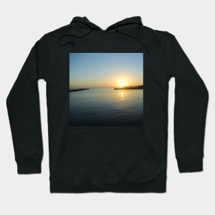 Summer Sunset In Crete sightseeing trip photography from city scape Crete Greece summer Hoodie